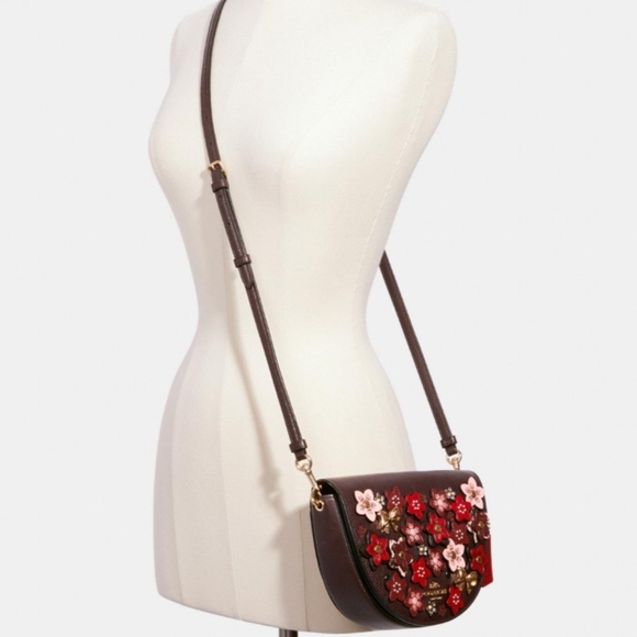 ❤️HP🎉New Coach Crossbody With Daisy Applique - Picture 8 of 9